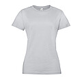 WOMENS ROUND COLLAR T-SHIRT REGENT WOMEN, PURE GREY, XXL