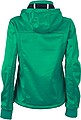 Womens softshell jacket JAMES & NICHOLSON, irish green/navy/white, S