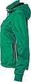 Womens softshell jacket JAMES & NICHOLSON, irish green/navy/white, S