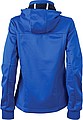 Womens softshell jacket JAMES & NICHOLSON, nautic blue/navy/white, S
