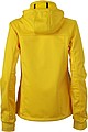 Womens softshell jacket JAMES & NICHOLSON, sun yellow/navy/white, S
