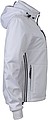 Womens softshell jacket JAMES & NICHOLSON, white/white/navy, S