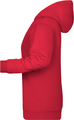 Womens sweatshirt with hoodie James Nicholson, red, S