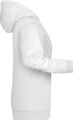 Womens sweatshirt with hoodie James Nicholson, white, S