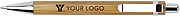 Wooden ballpen.Brown