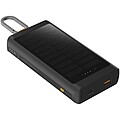 Xtorm XG2S101 Go2 10.000 mAh 15W solar power bank with light, charcoal