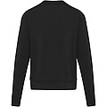 Yukon unisex interlock sports crewneck sweater, solid black