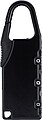 Zinc alloy numeric padlock April, black
