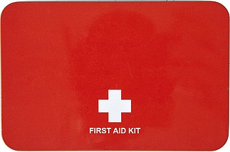15 Piece first-aid kit in a metal tin