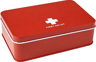 15 Piece first-aid kit in a metal tin
