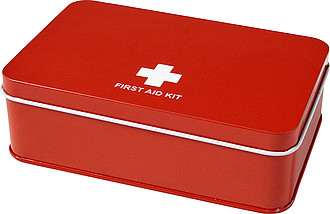 15 Piece first-aid kit in a metal tin