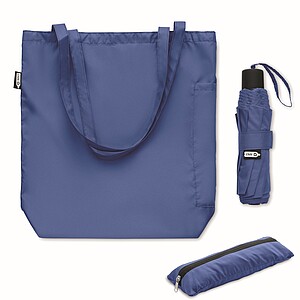 21 inch RPET umbrella set, royal blue