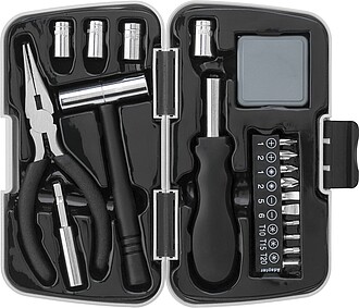 26pcs aluminium and metal toolset