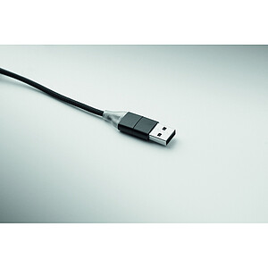 3-in-1 charging cable keyring