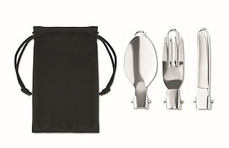 3-piece camping cutlery set