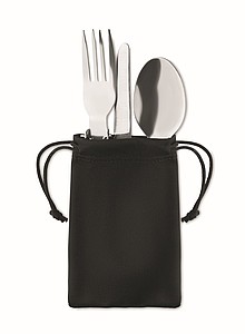 3-piece camping cutlery set