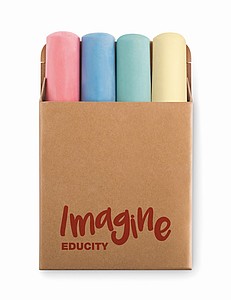 4 chalk sticks