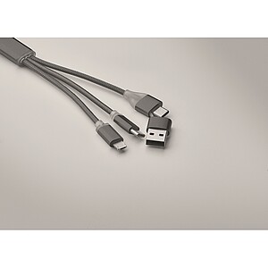 4 in 1 charging cable type C, titanium