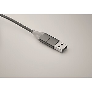 4 in 1 charging cable type C, titanium