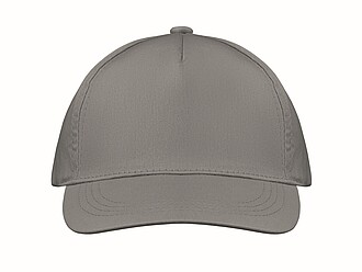 5 panel baseball cap, grey