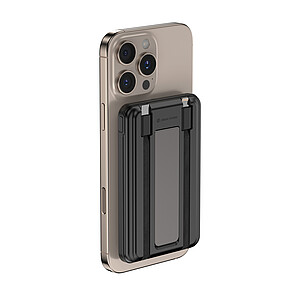 5in1 5000mah 20W PD magnetic powerbank, black