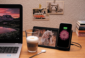 5W Wireless charger and photo frame