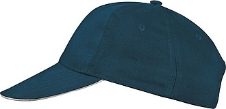 6-panel sandwich baseball cap