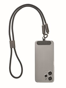 60W phone holder lanyard cable, black
