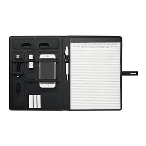 A4 folder w/ wireless charger