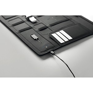 A4 folder w/ wireless charger