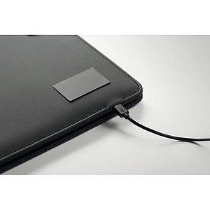 A4 folder w/ wireless charger