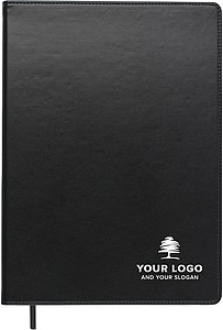 A4 Notebook in a PU caseBlack