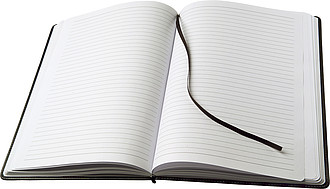 A4 Notebook in a PU caseBlack