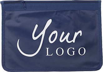 A4 nylon document bag Blue