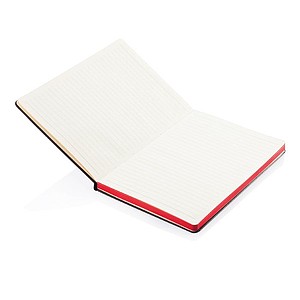 A5 notebook with colored side
