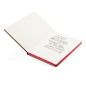 A5 notebook with colored side