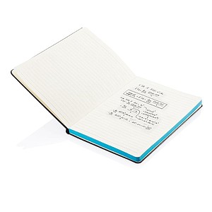 A5 notebook with colored side