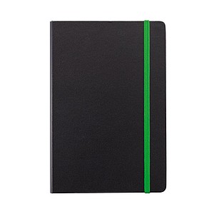 A5 notebook with colored side