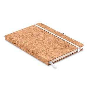 A5 notebook with cork cover