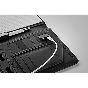 A5 portfolio with power bank