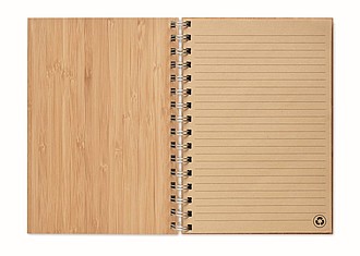 A5 ring bound Bamboo notebook