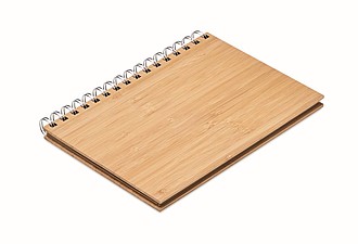 A5 ring bound Bamboo notebook