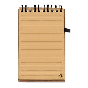 A6 cork notebook with pen