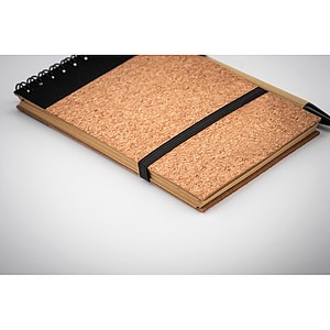 A6 cork notebook with pen
