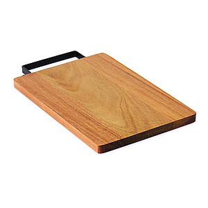 Acacia board with steel handle