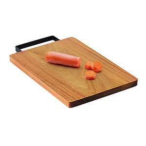 Acacia board with steel handle