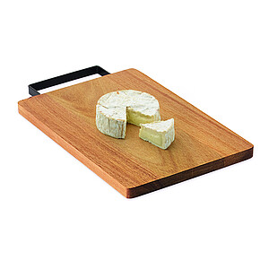 Acacia board with steel handle