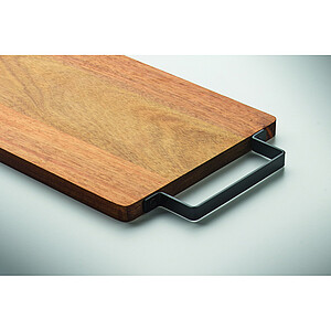 Acacia board with steel handle