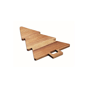 Acacia serving board Xmas tree