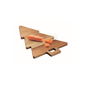Acacia serving board Xmas tree